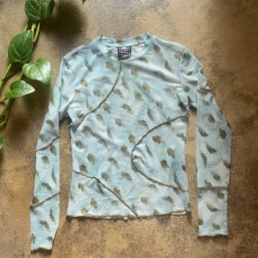 Mesh long sleeve